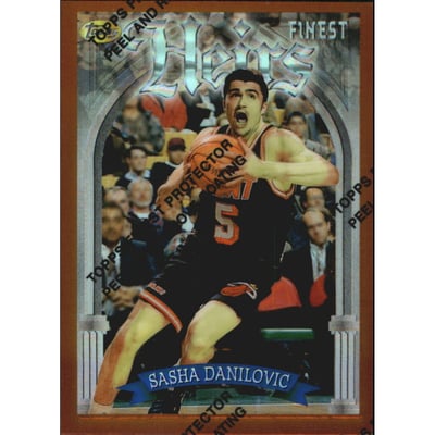 1996-97 Finest Refractors #198 Sasha Danilovic B
