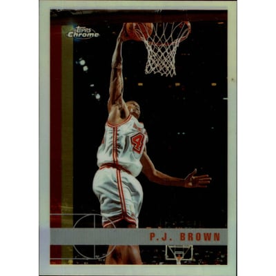 1997-98 Topps Chrome Refractors #133 P.J. Brown