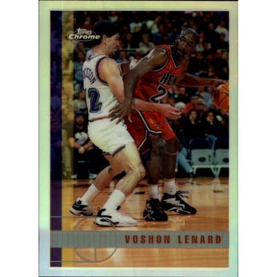 1997-98 Topps Chrome Refractors #99 Voshon Lenard