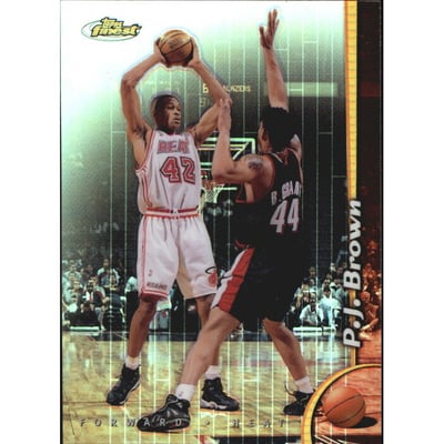 1998-99 Finest No Protectors Refractors #172 P.J. Brown