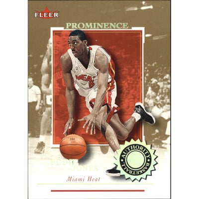 2000-01 Fleer Authority Prominence 125/75 #8 Eddie Jones