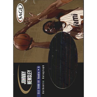 2000 SAGE Autographs Gold #A22 Johnny Hemsley/200