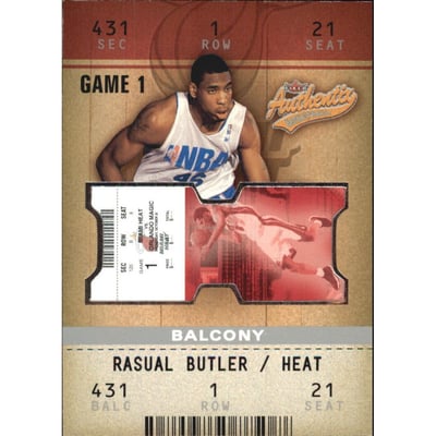 2002-03 Fleer Authentix Balcony #120 Rasual Butler