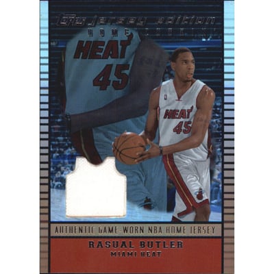 2002-03 Topps Jersey Edition Copper #JERBU Rasual Butler H