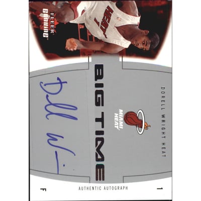 2004-05 Fleer Genuine Big Time Autographs #DW Dorell Wright