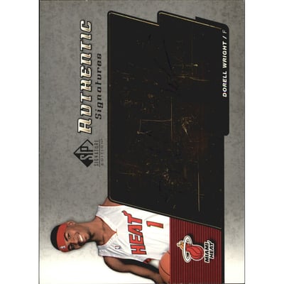 2004-05 SP Signature Edition Signatures #WR Dorell Wright