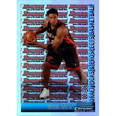 2005-06 Bowman Chrome Refractors #115 Wayne Simien