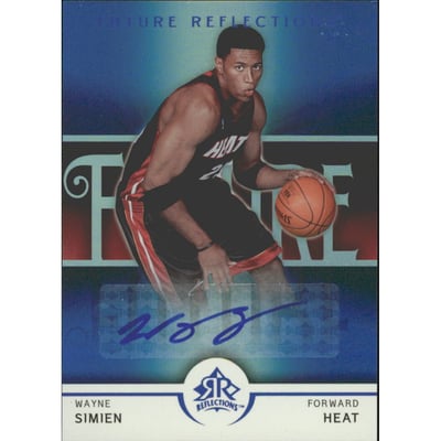 2005-06 Reflections Blue #141 Wayne Simien AU