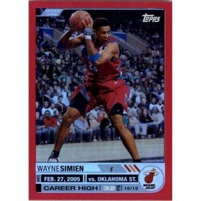 2005-06 Topps Big Game 99 #117 Wayne Simien