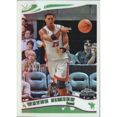 2005-06 Topps Chrome Refractors #171 Wayne Simien