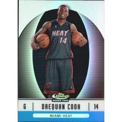 2006-07 Finest Refractors Blue #121 Daequan Cook