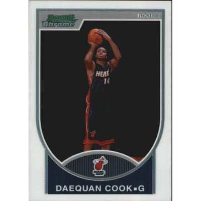 2007-08 Bowman Chrome Refractors #138 Daequan Cook