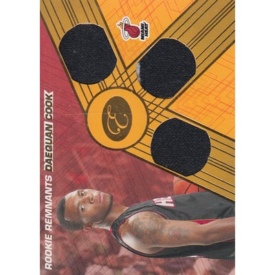 2007-08 Bowman Elevation Rookie Relics Triple #DC Daequan Cook