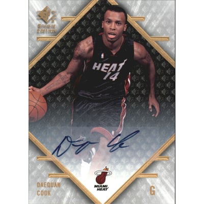 2007-08 SP Rookie Edition Rookie Autographs #76 Daequan Cook