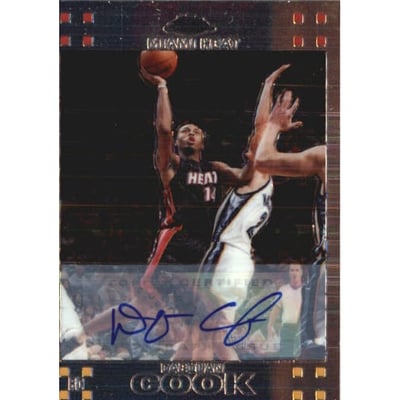 2007-08 Topps Chrome Rookie Autographs #120 Daequan Cook/539