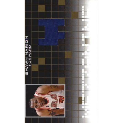 2007-08 Topps Luxury Box Mezzanine Relics Gold #SM Shawn Marion
