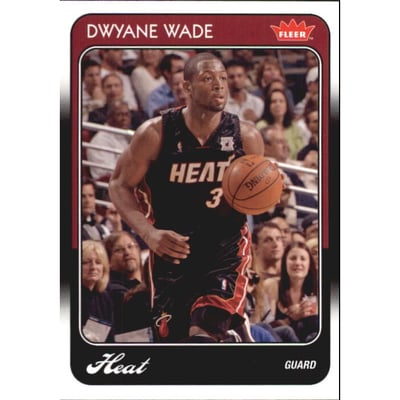 2008-09 Fleer 1988-89 #58 Dwyane Wade