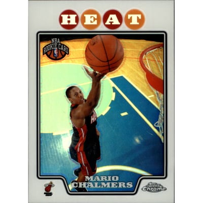 2008-09 Topps Chrome Refractors #208 Mario Chalmers