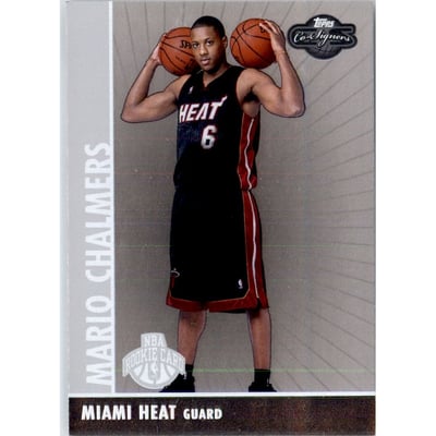 2008-09 Topps Co-Signers Silver #128 Mario Chalmers