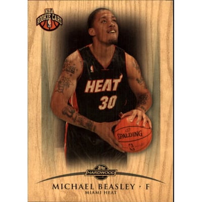 2008-09 Topps Hardwood Hardwood #102 Michael Beasley Shooting