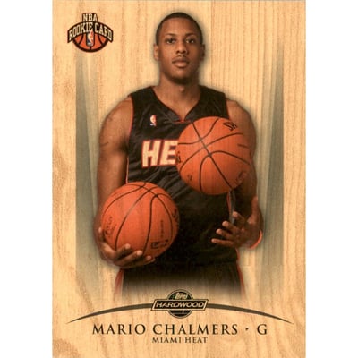 2008-09 Topps Hardwood Hardwood #124 Mario Chalmers 2 Balls