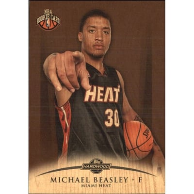 2008-09 Topps Hardwood Mahogany #102B Michael Beasley Pointing