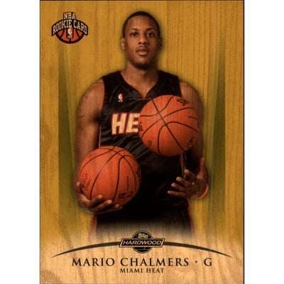 2008-09 Topps Hardwood Maple #124 Mario Chalmers 2 Balls