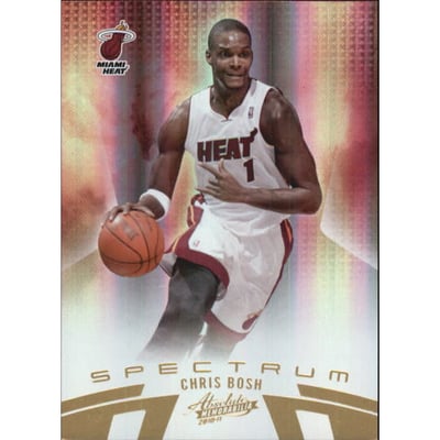 2010-11 Absolute Memorabilia Spectrum Gold #31 Chris Bosh