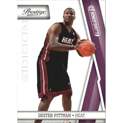 2010-11 Prestige Bonus Shots Purple #240 Dexter Pittman