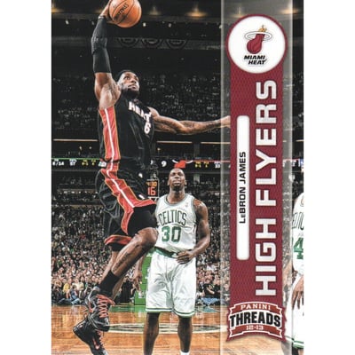 2012-13 Panini Threads High Flyers #2 LeBron James