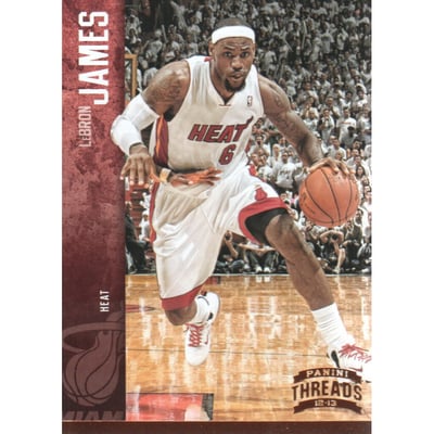 2012-13 Panini Threads #76 LeBron James