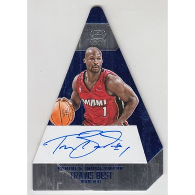 2013-14 Panini Preferred Blue #42 Travis Best PC AU/49
