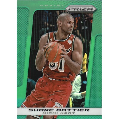 2013-14 Panini Prizm Prizms Green #107 Shane Battier