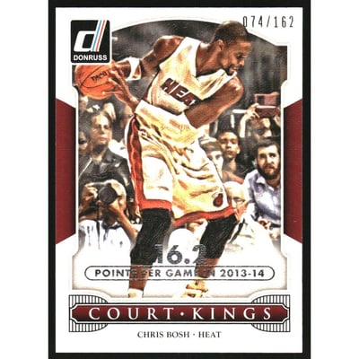 2014-15 Donruss Court Kings Stat Line Season #36 Chris Bosh/162