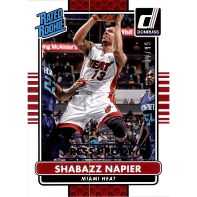 2014-15 Donruss Press Proofs Blue #215 Shabazz Napier