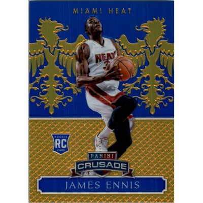 2014-15 Panini Excalibur Crusade Blue #197 James Ennis