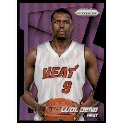 2014-15 Panini Prizm Prizms Purple Die Cut #59 Luol Deng