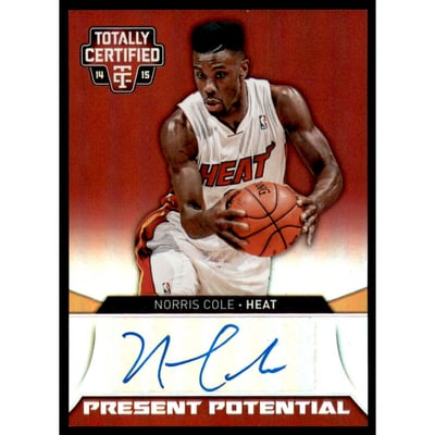 2014-15 Totally Certified Present Potential Signatures Mirror #PPSNC Norris Cole