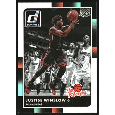2015-16 Donruss The Rookies Holo #45 Justise Winslow