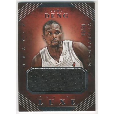 2015-16 Panini Luxe Memorabilia #23 Luol Deng/99