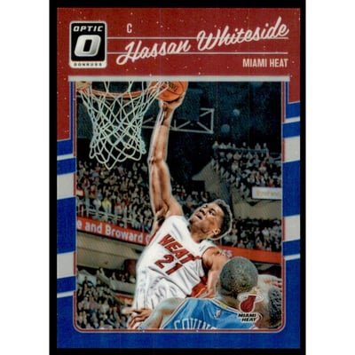 2016-17 Donruss Optic Blue #43 Hassan Whiteside