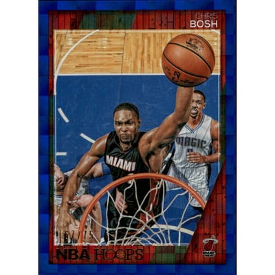 2016-17 Hoops Blue Checkerboard #46 Chris Bosh