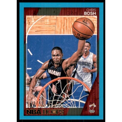2016-17 Hoops Teal #46 Chris Bosh