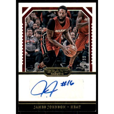 2016-17 Panini Grand Reserve Reserve Signatures #31 James Johnson/99