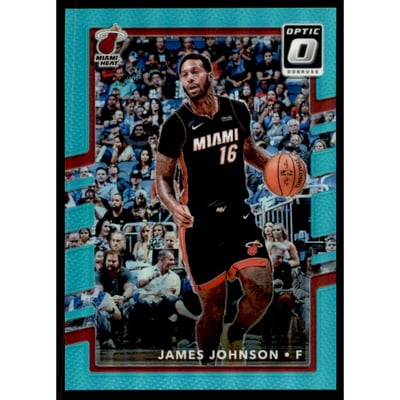 2017-18 Donruss Optic Aqua #77 James Johnson