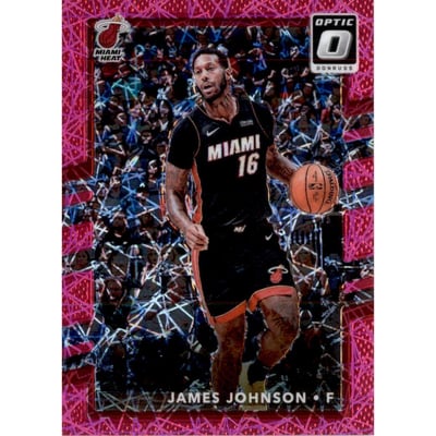 2017-18 Donruss Optic Pink Velocity #77 James Johnson