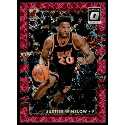 2017-18 Donruss Optic Pink Velocity #78 Justise Winslow