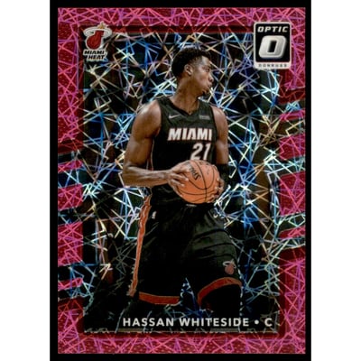 2017-18 Donruss Optic Pink Velocity #80 Hassan Whiteside