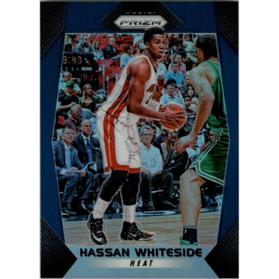 2017-18 Panini Prizm Prizms Blue #55 Hassan Whiteside