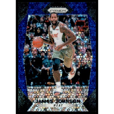 2017-18 Panini Prizm Prizms Fast Break Blue #55 Hassan Whiteside